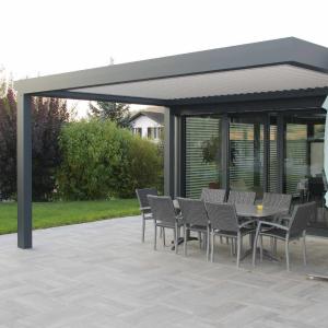 Veranda Verandome avec pergola bio-climatique Biossun